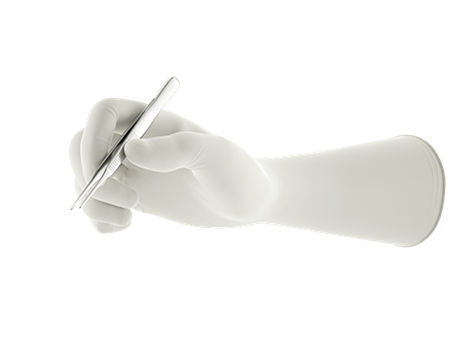 Ansell Gammex® Non-Latex Pi White Powder-Free Synthetic Surgical Gloves