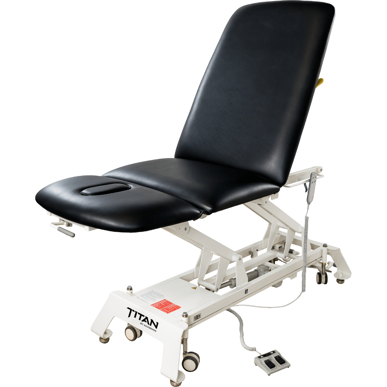 Hausmann-6083-BK-Table, Titan Hi-Lo, 3-Sec, Blk, 78x29x20-38 1/EA