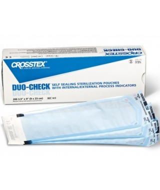 Crosstex Duo-Check™ Heat Seal Sterilization Pouches
