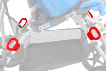 Circle Specialty-ST8802-Strive Adaptive Stroller Bus Transit Tie Downs 1/ea