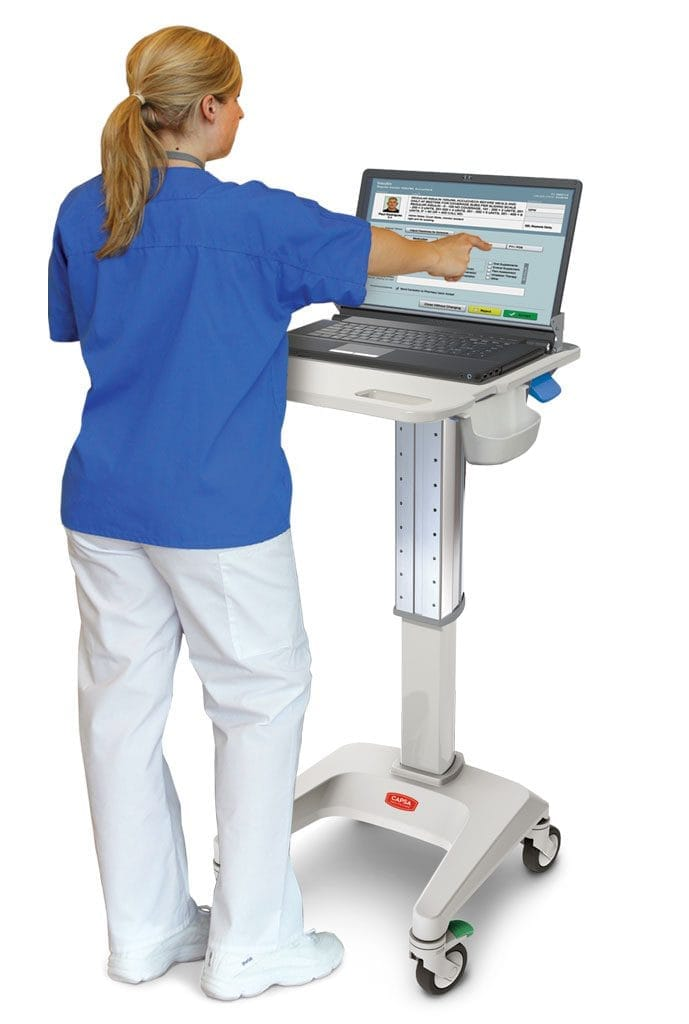 Capsa Healthcare Laptop Cart