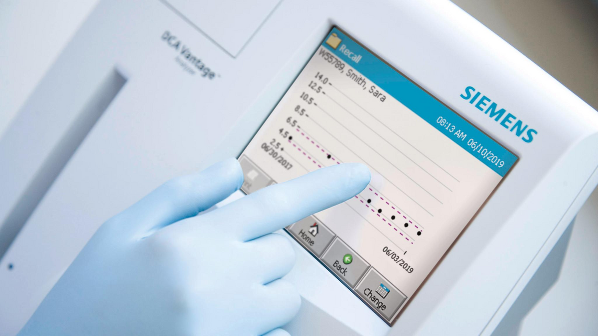 Siemens Diagnostic-5075US DCA Vantage HbA1c Analyzer, CLIA Waived (1 EA)