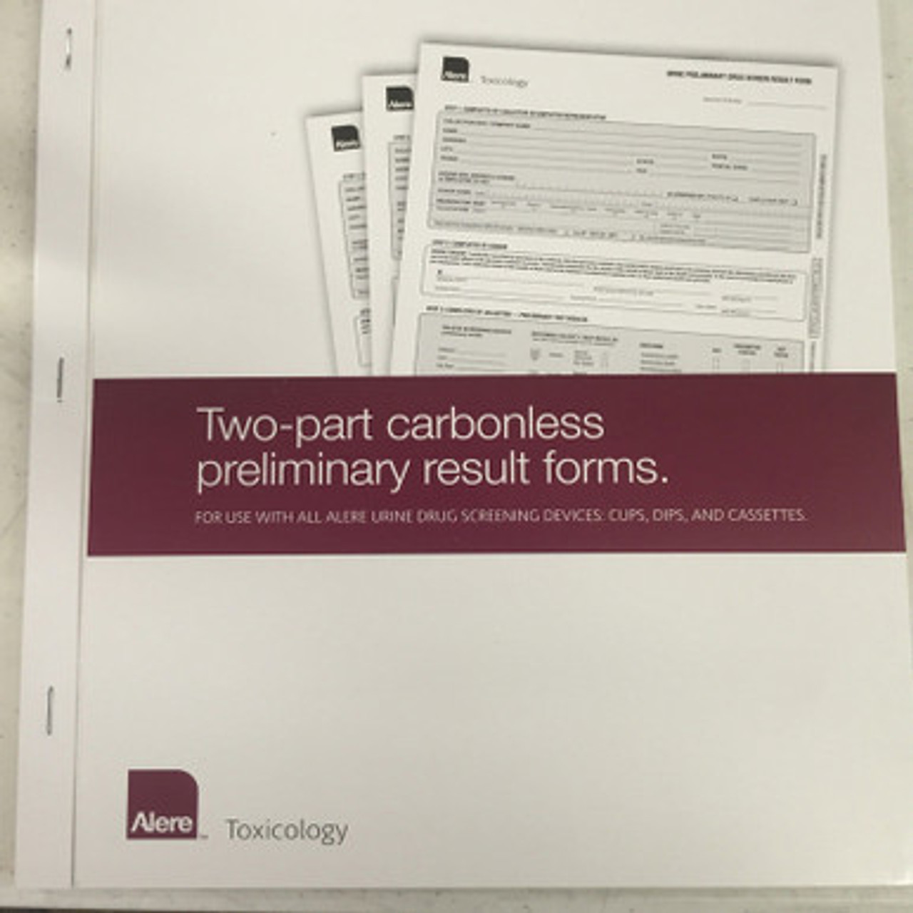 Abbott Toxicology Preliminary Results Forms & Photocopy Templates