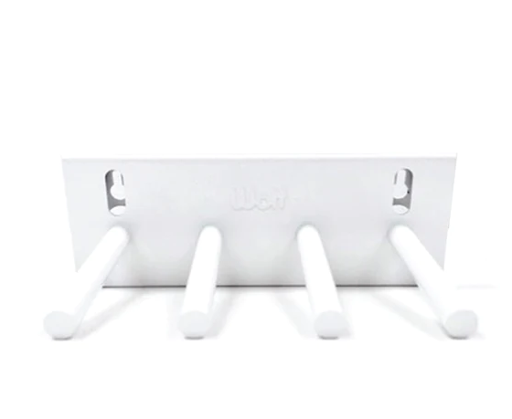 Perchero de pared con clavijas para rayos X de Wolf, 2 clavijas por delantal