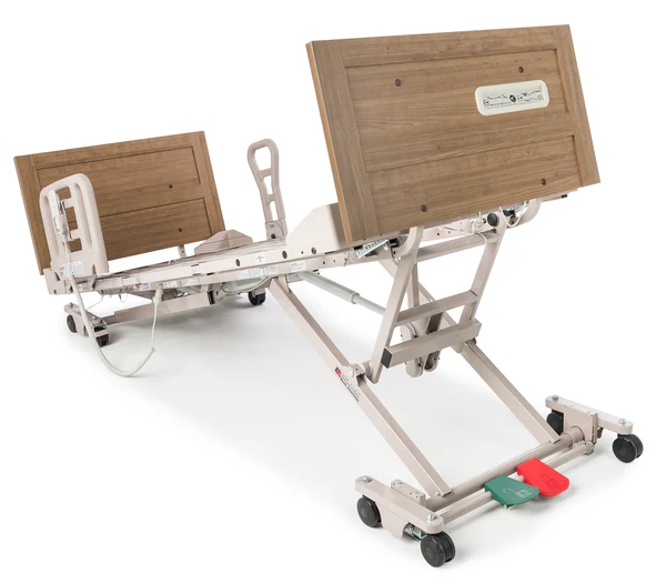 Graham Field - Cama eléctrica Zenith 9200 ajustable que se muestra con opción de plataforma Slide-WIDE®