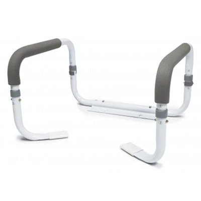 Graham Field-6450R-2-Barandilla de seguridad ajustable para inodoro, 2 unidades por caja