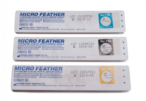 Microbisturíes estériles Graham Field-Feather®, paquete de 5
