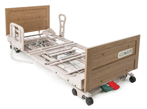 Graham Field - Cama eléctrica Zenith 9200 ajustable que se muestra con opción de plataforma Slide-WIDE®