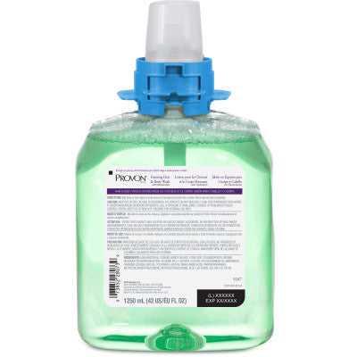 Gojo-5187-04 Foaming Hair & Body Wash with Moisturizers, FMX-12™, 1250mL (4/cs)