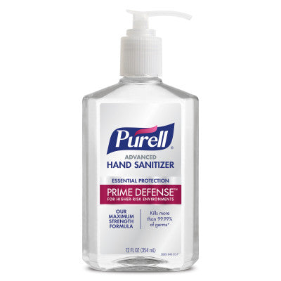 Gojo-3699-12 PURELL Prime Defense™ Advanced Hand Sanitizer, 12 fl oz Table Top Pump Bottle (12/cs)