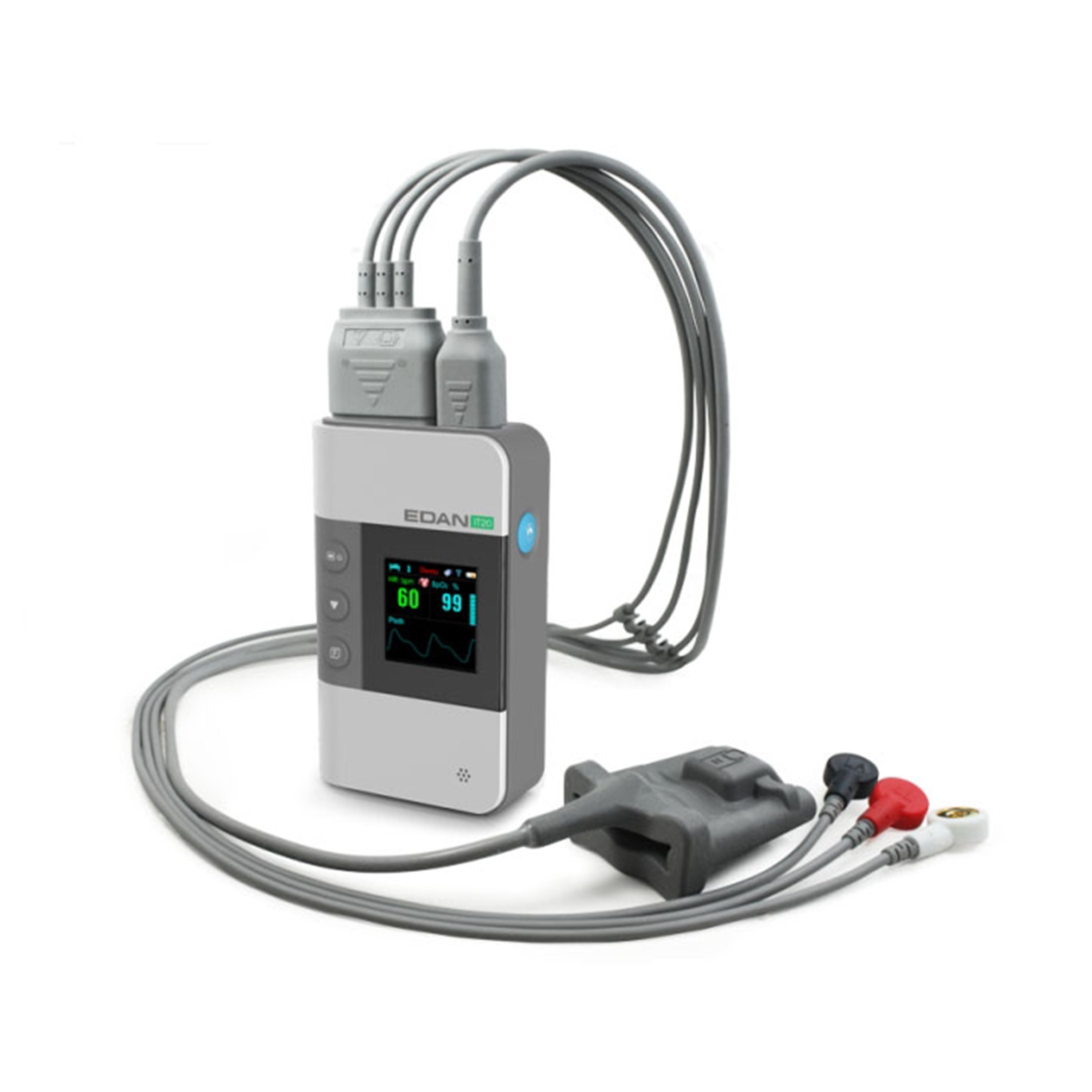 The Edan iT20 Telemetry Transmitter delivers accurate, real-time ECG and SpO2 monitoring with wireless connectivity.