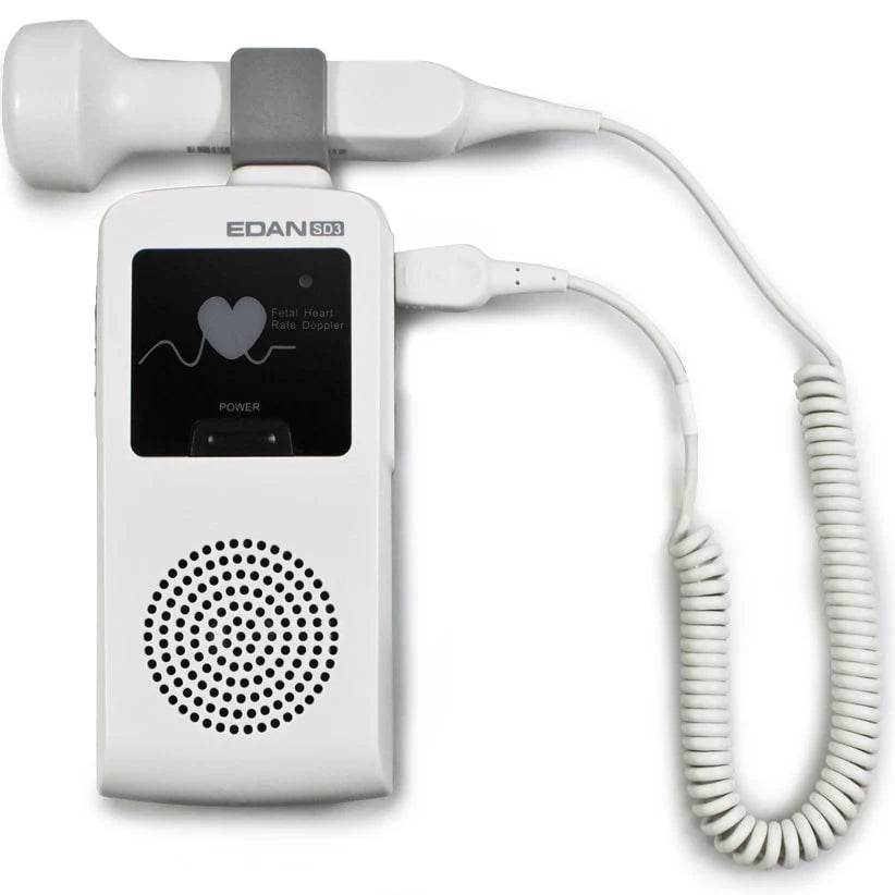 Doppler vascular EDAN SD3 con altavoz incorporado. Incluye sonda vascular de 5 MHz