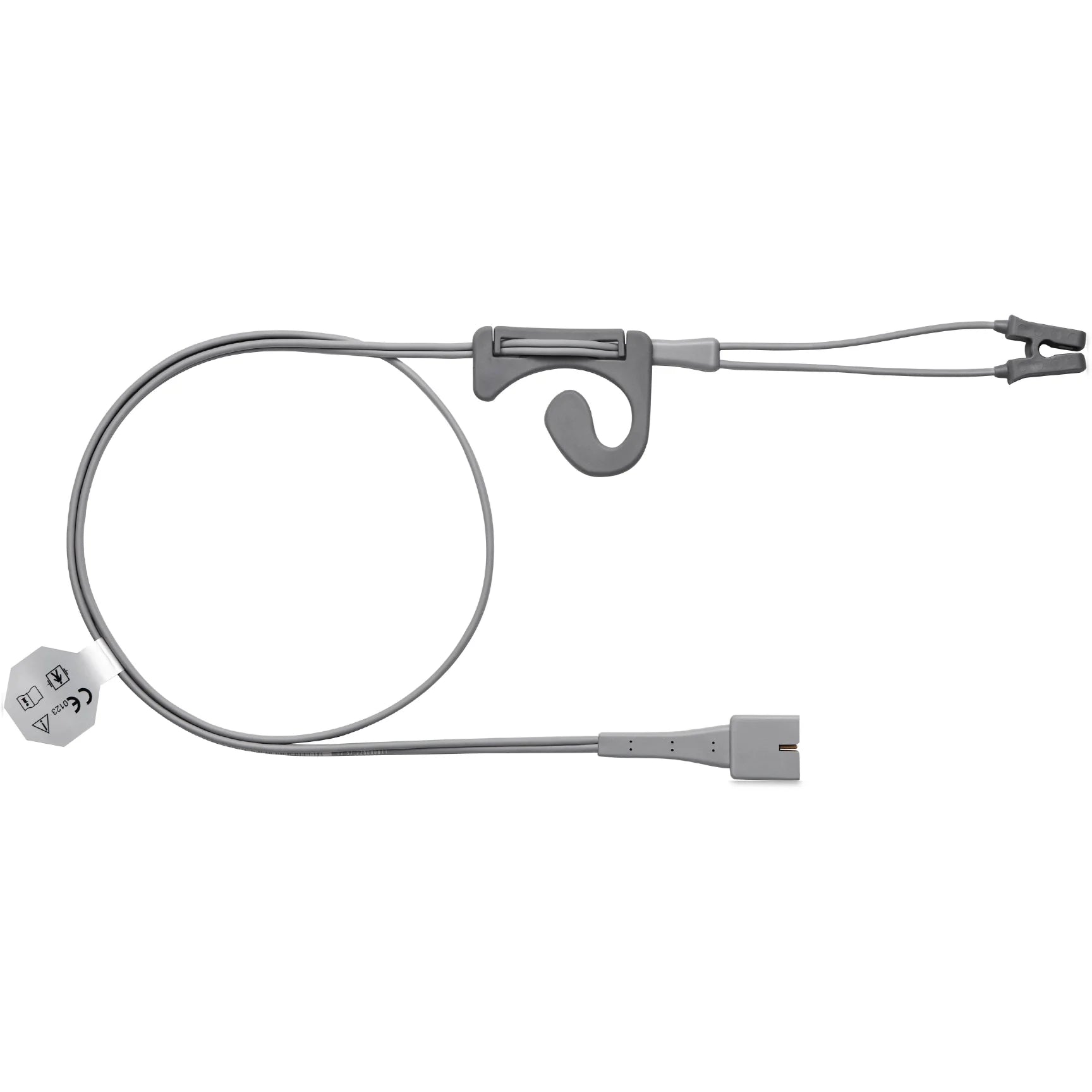 Sensor de clip para la oreja SpO2, adulto/pediátrico, 1 m, reutilizable (DB9). 02.57.225000