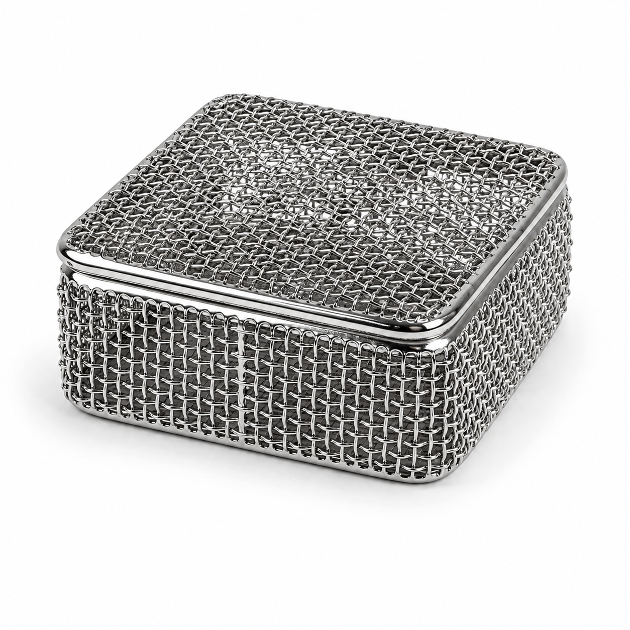 Sharn/Marketlab Fine Mesh Basket with Twist Off Lid