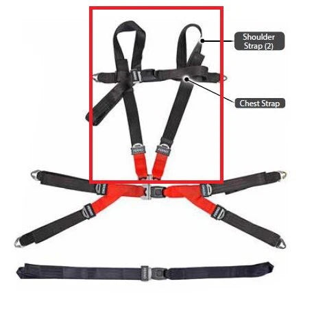 Ferno-0314183 417-3 Shoulder Harness Restraint Straps
