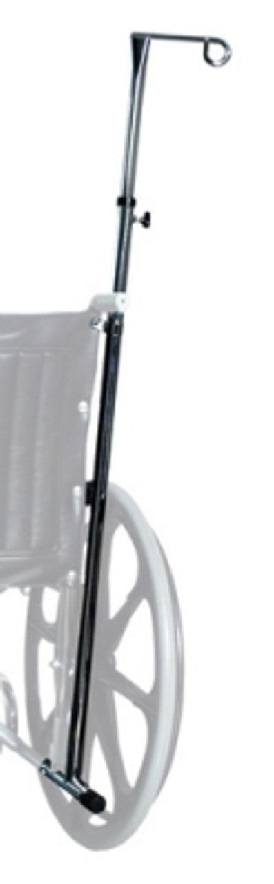 Graham Field-GF1844W Wheelchair One-Hook I.V. Pole - Disc
