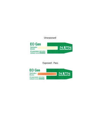 Crosstex-GIS-250 – EO Gas Indicator Strips – Type 1 /101 mm x 19 mm (4" x 0.75"), 250/box