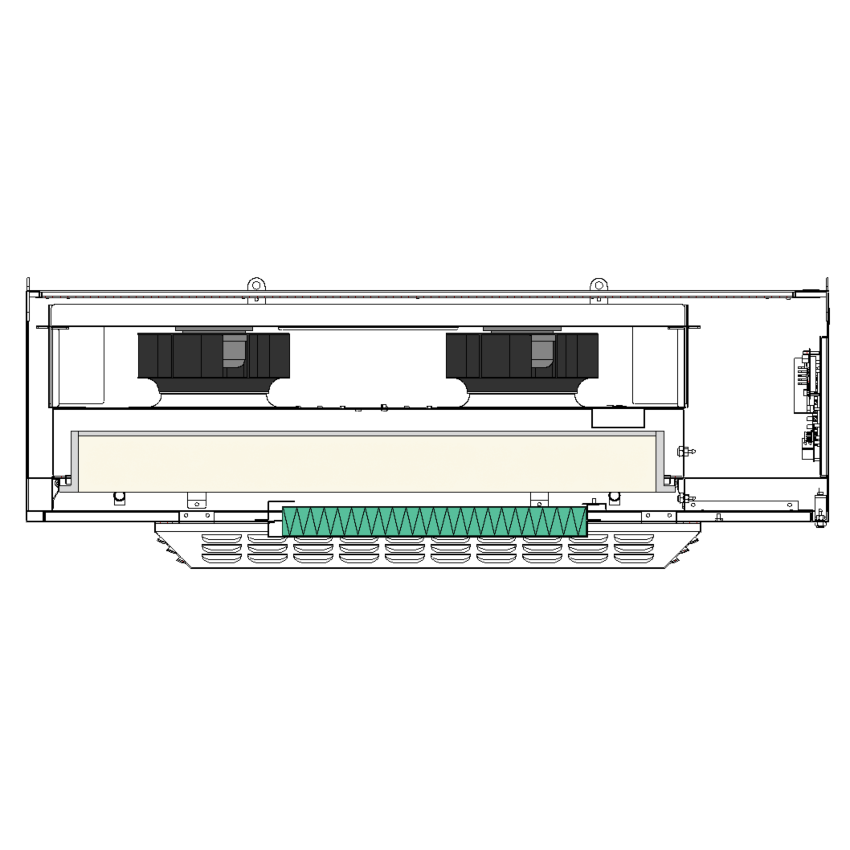 Abatement Technologies-HC800CD HEPA-CARE Digital Ceiling Model