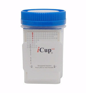 Abbott Toxicology-I-DUD-197-014-iCup AD 9-Panel Drug Cup: COC THC OPI AMP mAMP PCP BZO BAR MTD (OX SG PH NI GL CR)