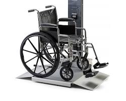 Welch Allyn/Hillrom-726551 Scale-Tronix Pediatric Scale, Oversize wheelchair Scale With kg only, Printer (P) and Line Cord IES (Each)