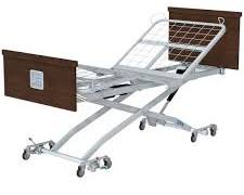 Span America-QD2000MF-Rexx - Cama eléctrica para cuidados a largo plazo de 84-1/2 pulgadas de largo con plataforma de rejilla ortopédica y rango de altura de 7-7/8 a 27 pulgadas