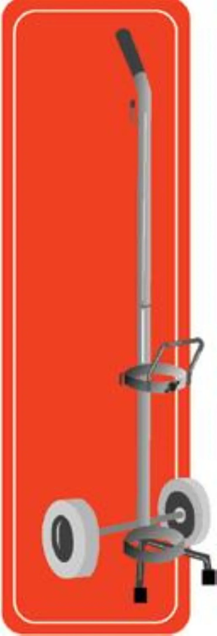 Mada Medical-370C Adjustable Oxygen Tank Carts for D and E Cylinders (1 EA)