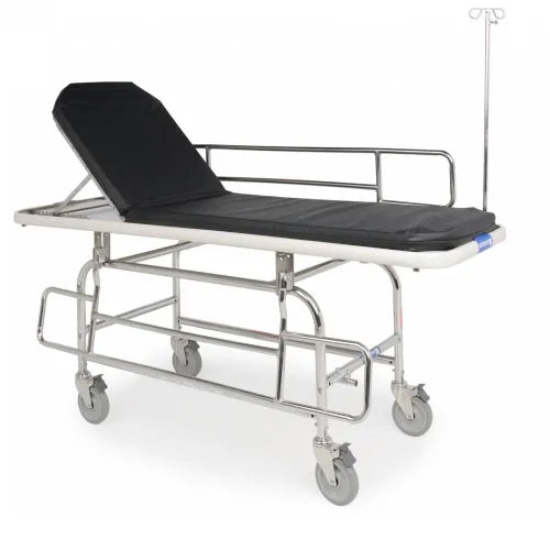 Graham Field-1000MR MRI Stretcher | MRI Safe Patient Transport Stretcher, Stainless Steel, 350 lb Capacity, 6 in. Swivel Casters 1/ea