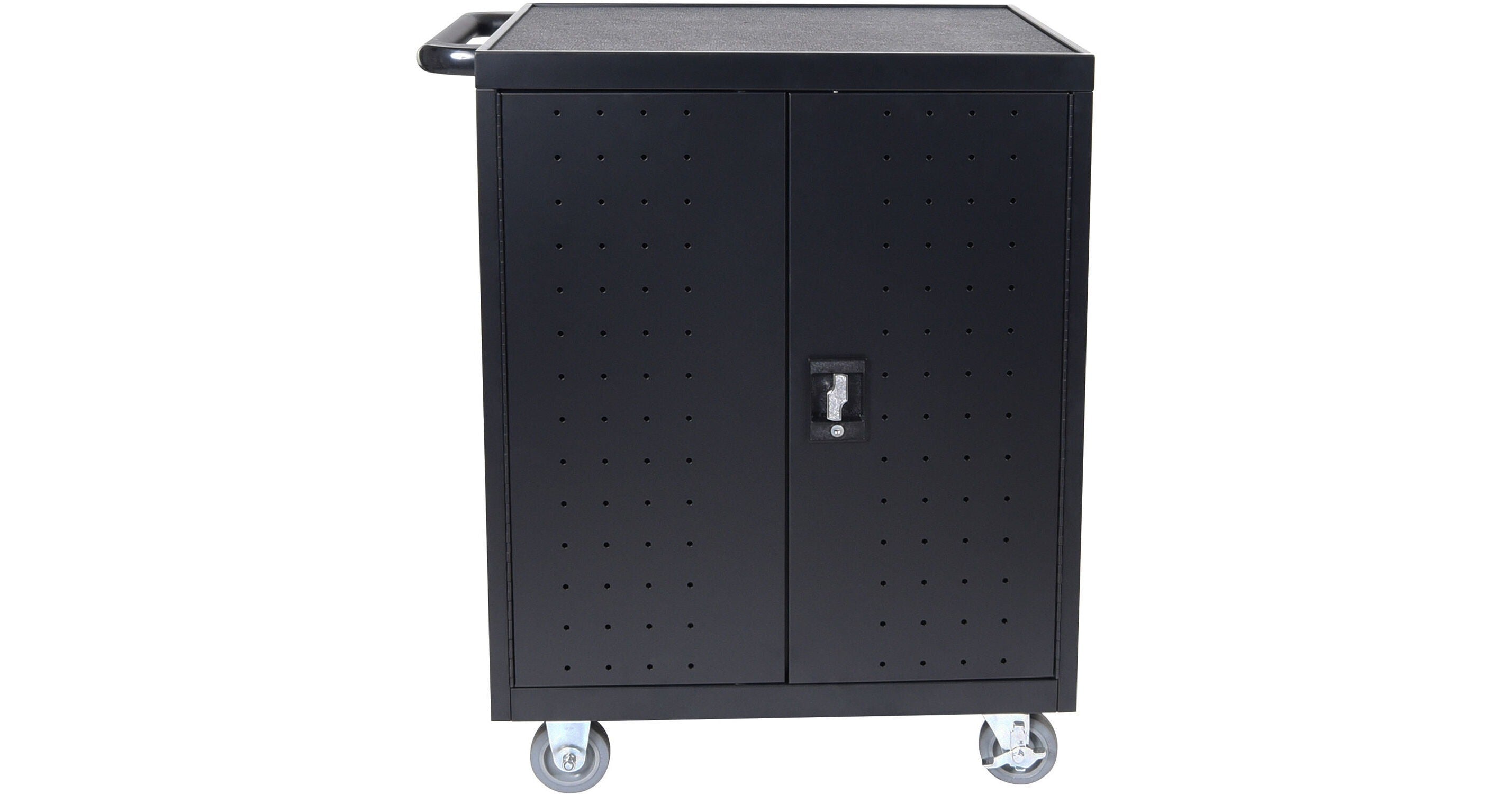 Luxor-LLTP32-B 32 Laptop/Chromebook Charging Cart with Timer (Black)