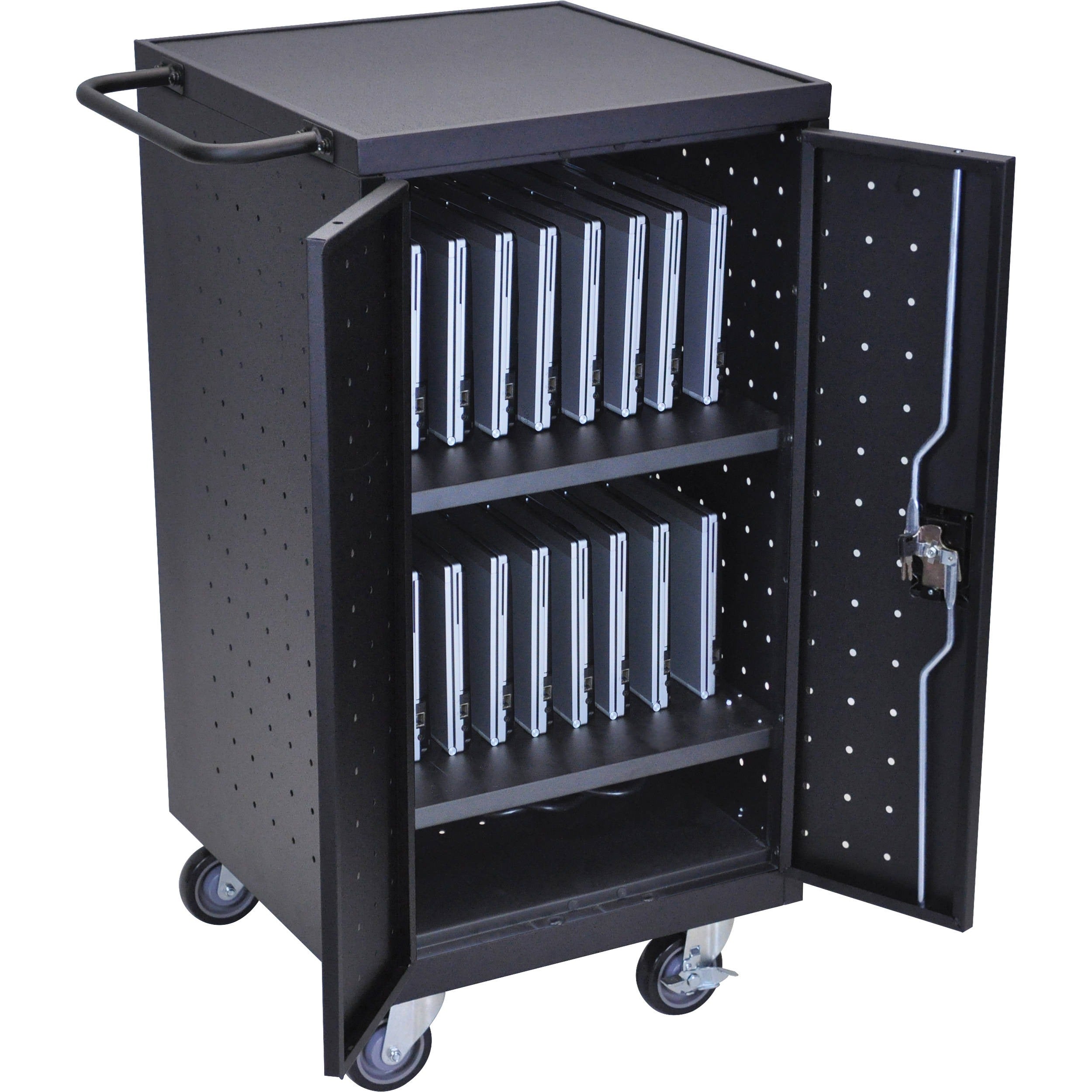 Luxor-LLTP18-B 18 Tablet / Laptop Charging Cart