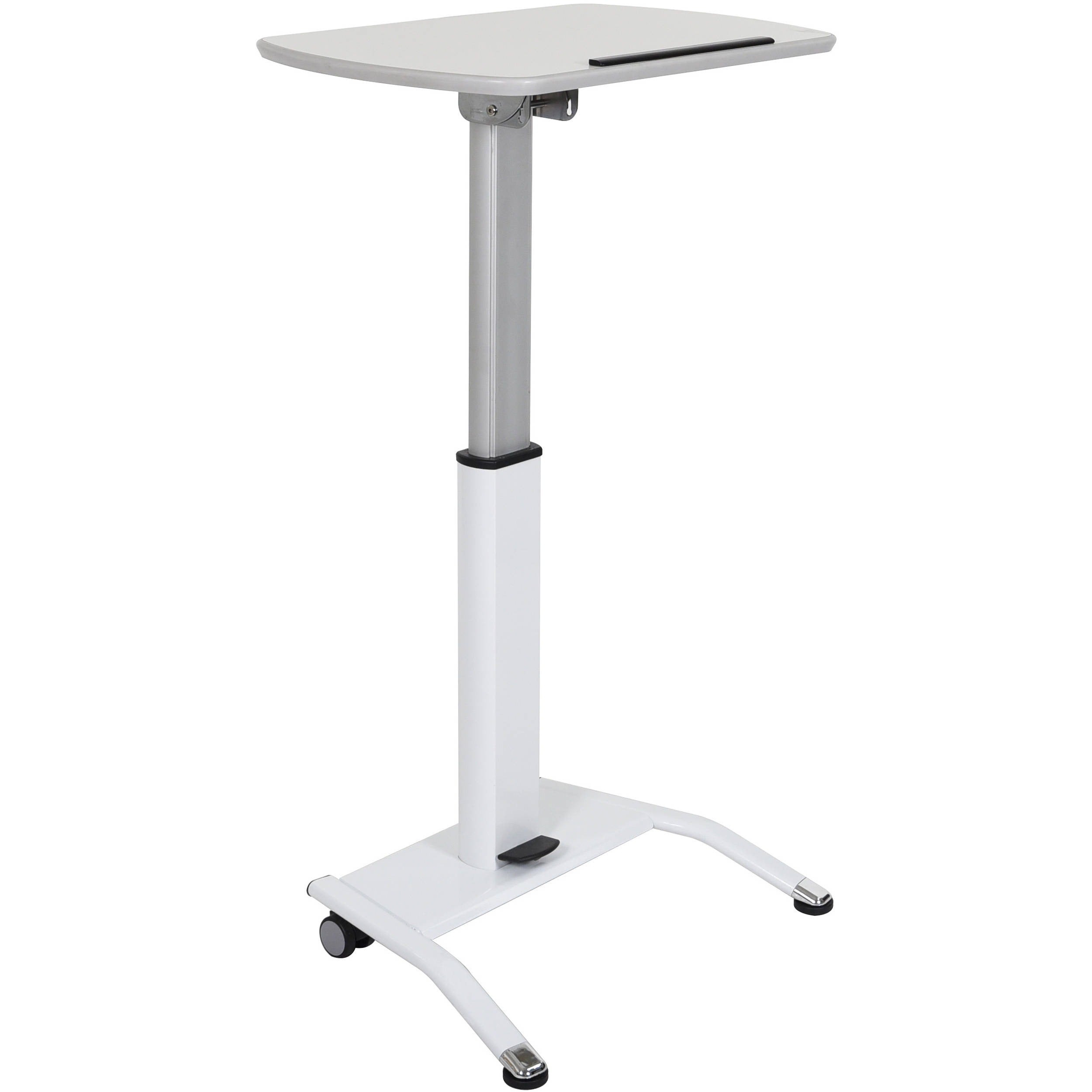 Luxor-LX-PNADJ-WH Pneumatic Height Adjustable Lectern