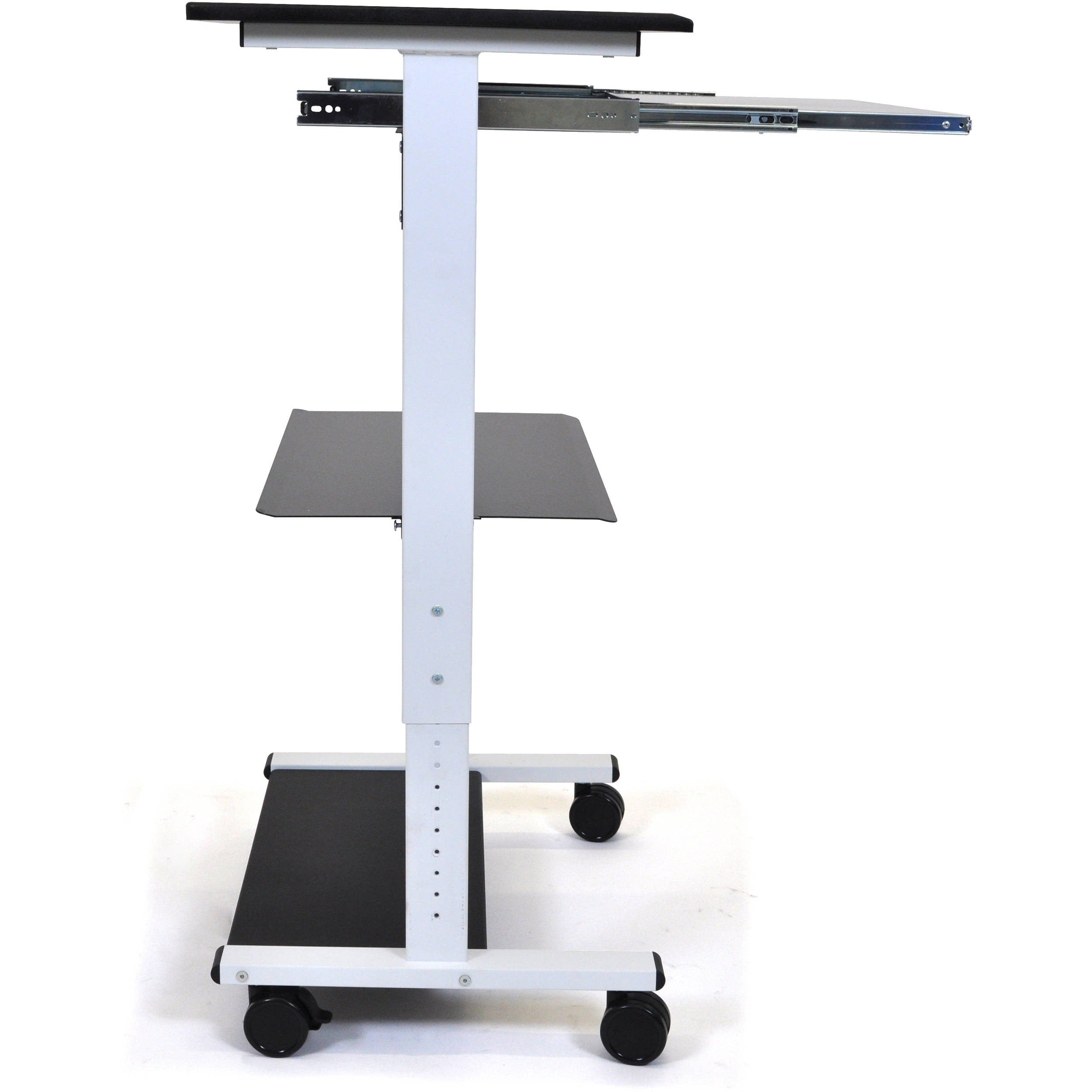 Luxor-STAND-WS30 Three-Shelf Adjustable Stand-Up Workstation