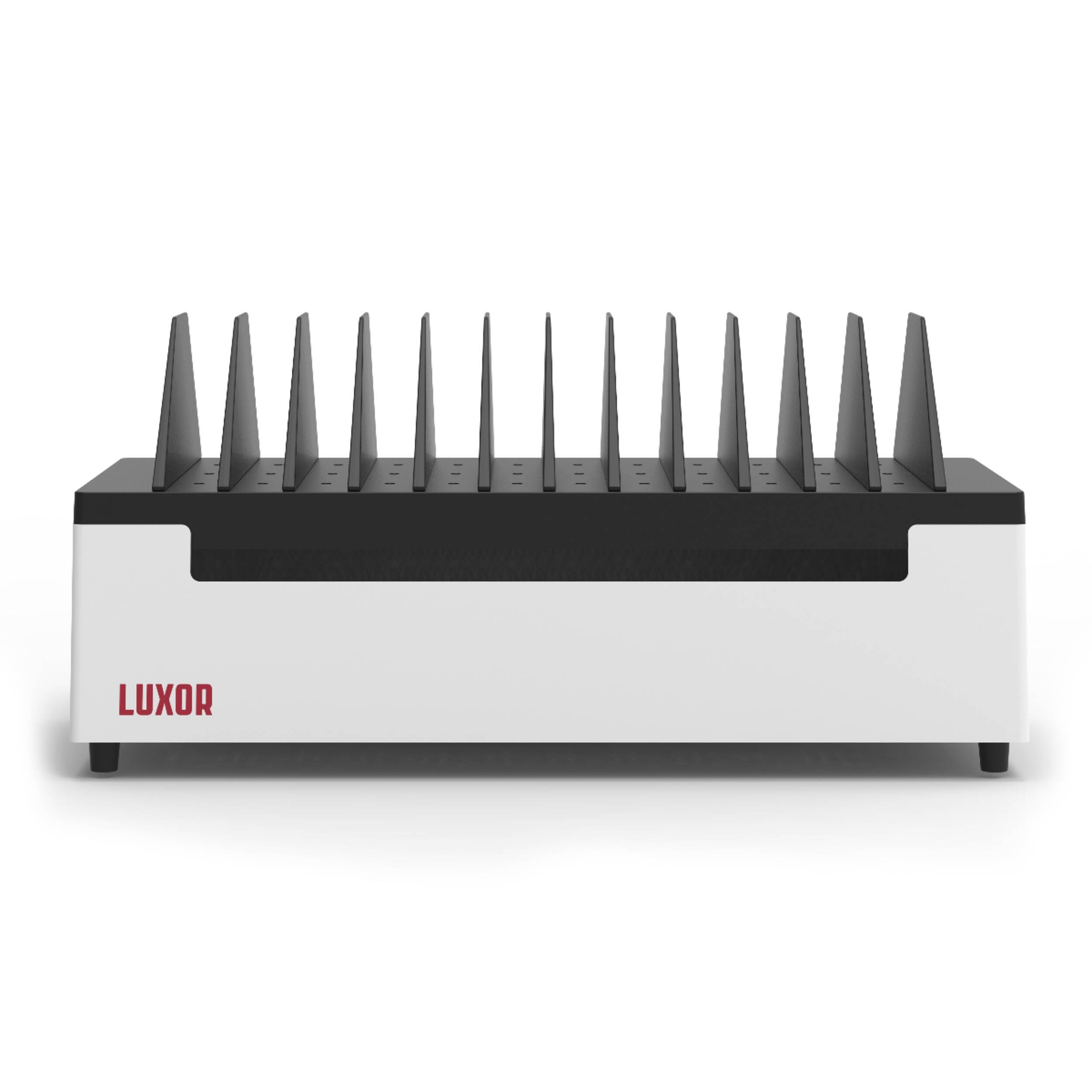 Luxor-LOTT12 12-Slot Desktop Charging Station for Laptops & Mobile Devices