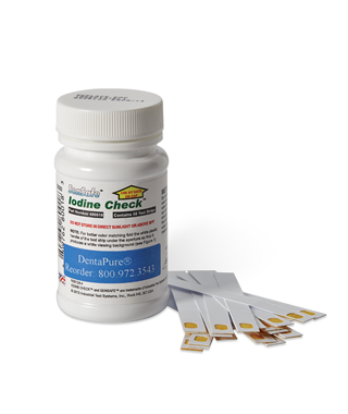 Crosstex-DPTEST-Crosstex-DPTEST-Iodine Test Strips 50 Test Strips 1 Ea. Bottle