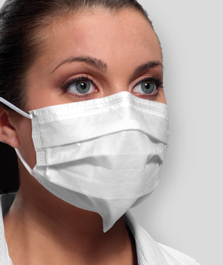 Crosstex-GPLUSWHSF- White Isofluid™ Plus Pure w/ Secure Fit™ Mask Technology (50/Box / 40 Boxes/Case)