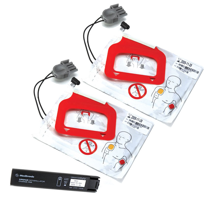 STRYKER-11403-000001 LIFEPAK CR Plus Replacement Kit for Charge-Pak 2 sets of electrodes