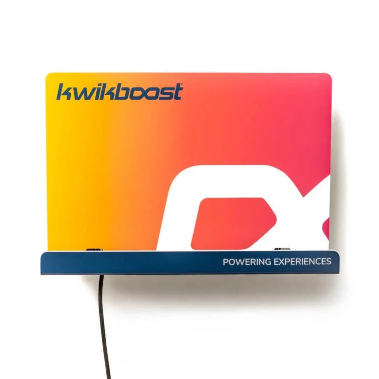 Luxor-KB99035 KwikBoost Deluxe Wall Mounted Courtesy Charging Station with Custom Graphics