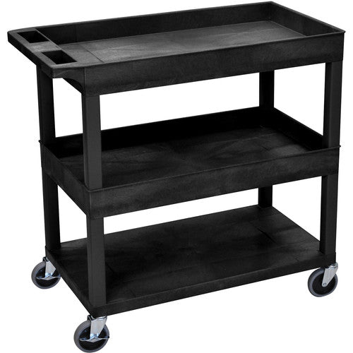 Luxor 18 x 32 Cart (2 Tubs, 1 Flat Shelf)