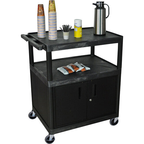 Luxor-HE40C-B 32 x 24 x 40.25" Coffee Cart