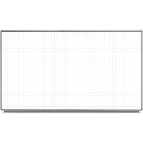 Luxor-WB7240LB 72 x 40" Wall-Mounted Magnetic Ghost Grid Whiteboard