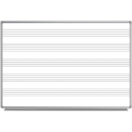 Luxor-WB7248M 72 x 48" Wall-Mount Music Whiteboard