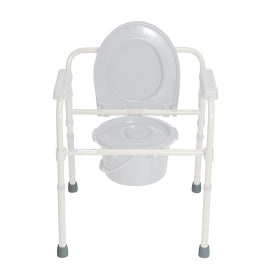 Dynarex-RPBC-01RT Folding Commode Rubber Tip, Blue, 1