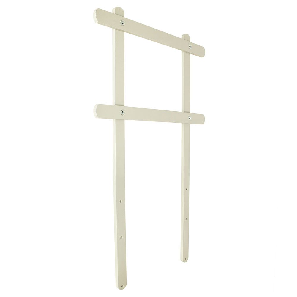 Harloff Raised Back Rail for MRI-Safe Cart