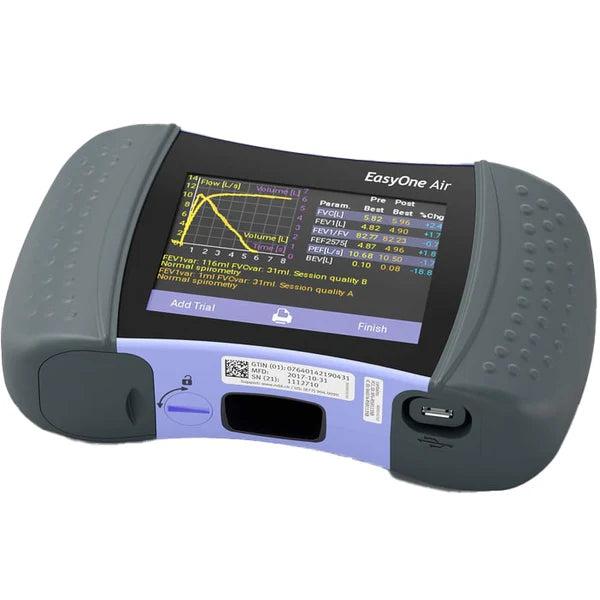 NDD EasyOne Air Spirometer 2500-2A – Portable Medical Spirometry Device