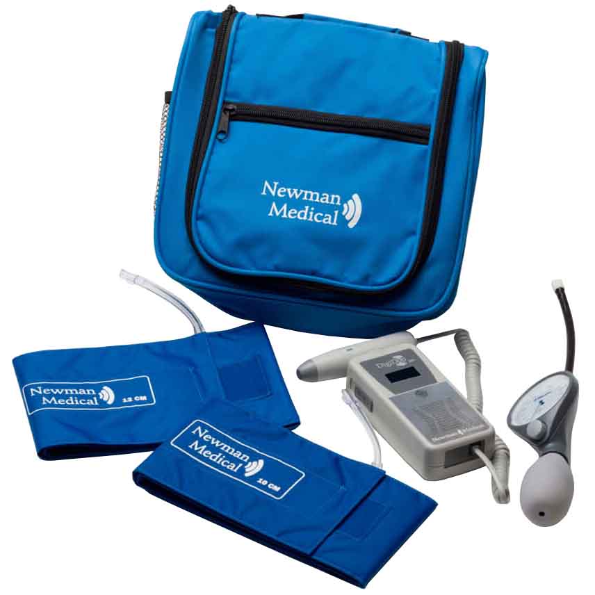 Newman Medical-DD-PAD ABI KIT 8MHz probe,Two cuffs,Aneroid,Carry bag