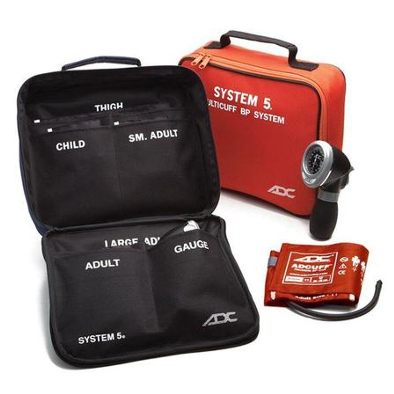 ADC-883B Carry Case for System 5 Portable 5 Cuff Sphygmomanometer Multicuff Kit, Navy