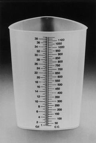 Plasti Products-1150 Graduated Beaker Plasti-Grad® Triangular Polypropylene 1,200ML 200/Case