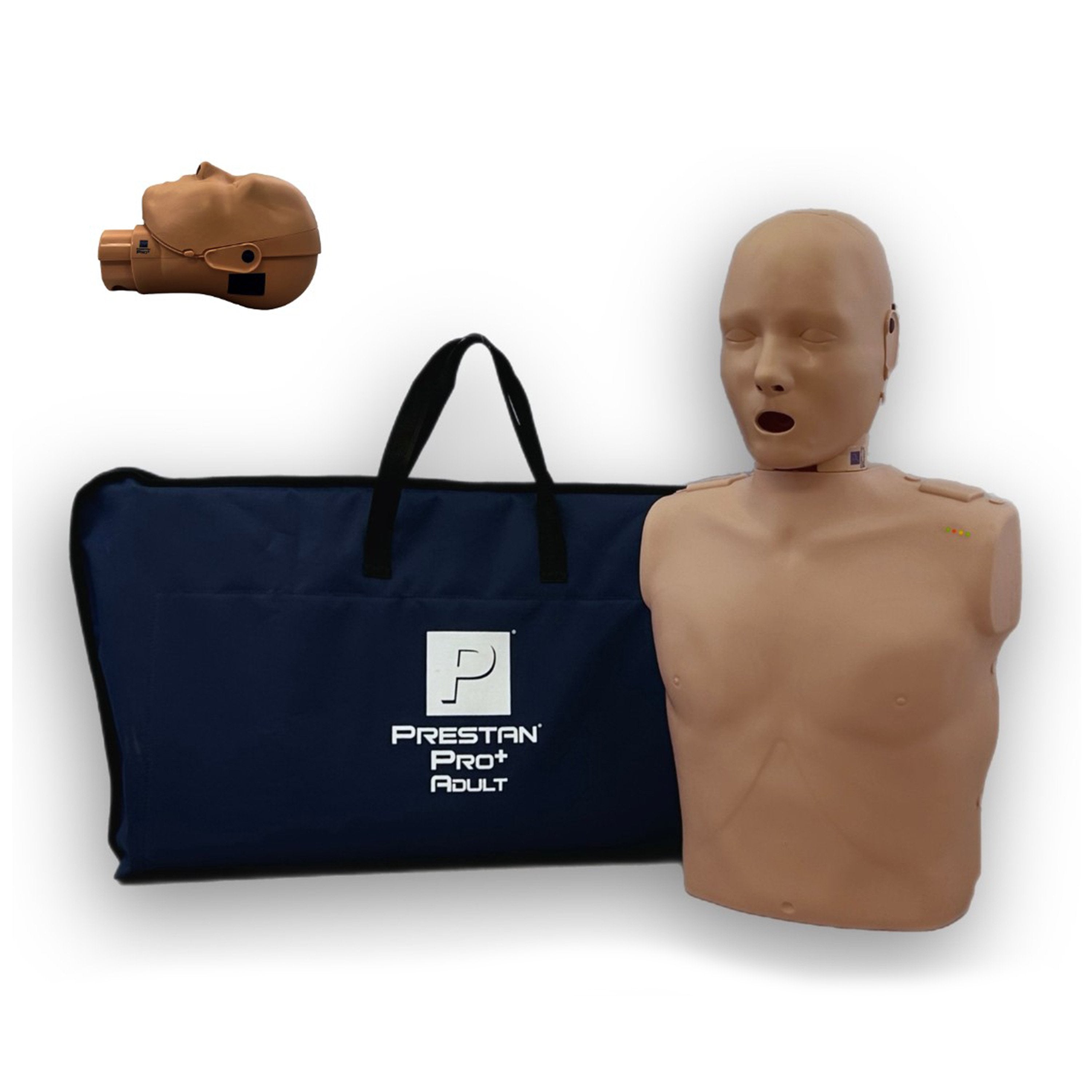 PRESTAN PRO+ Adult Manikin with CPR Feedback, PRO+ Face-Shield, Single Unit