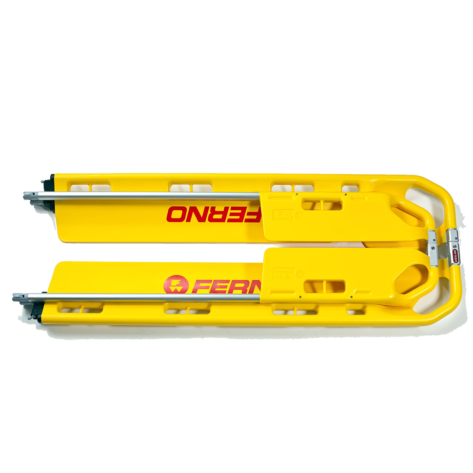 Ferno-00065EXL7BLK Scoop 65-EXL Yellow Stretcher Kit with 3 Black 7 ft Restraints (1 EA)