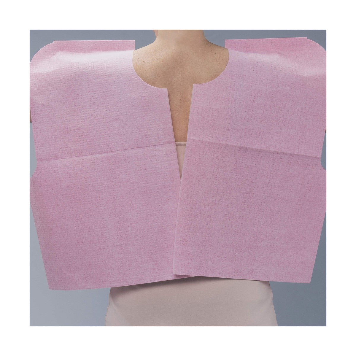 TIDI Products-905A Exam Capes, 21” x 30”, Mauve, 100/cs (40 cs/plt) , case