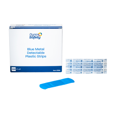 Dynarex Blue Metal Detctable Plastic Strip